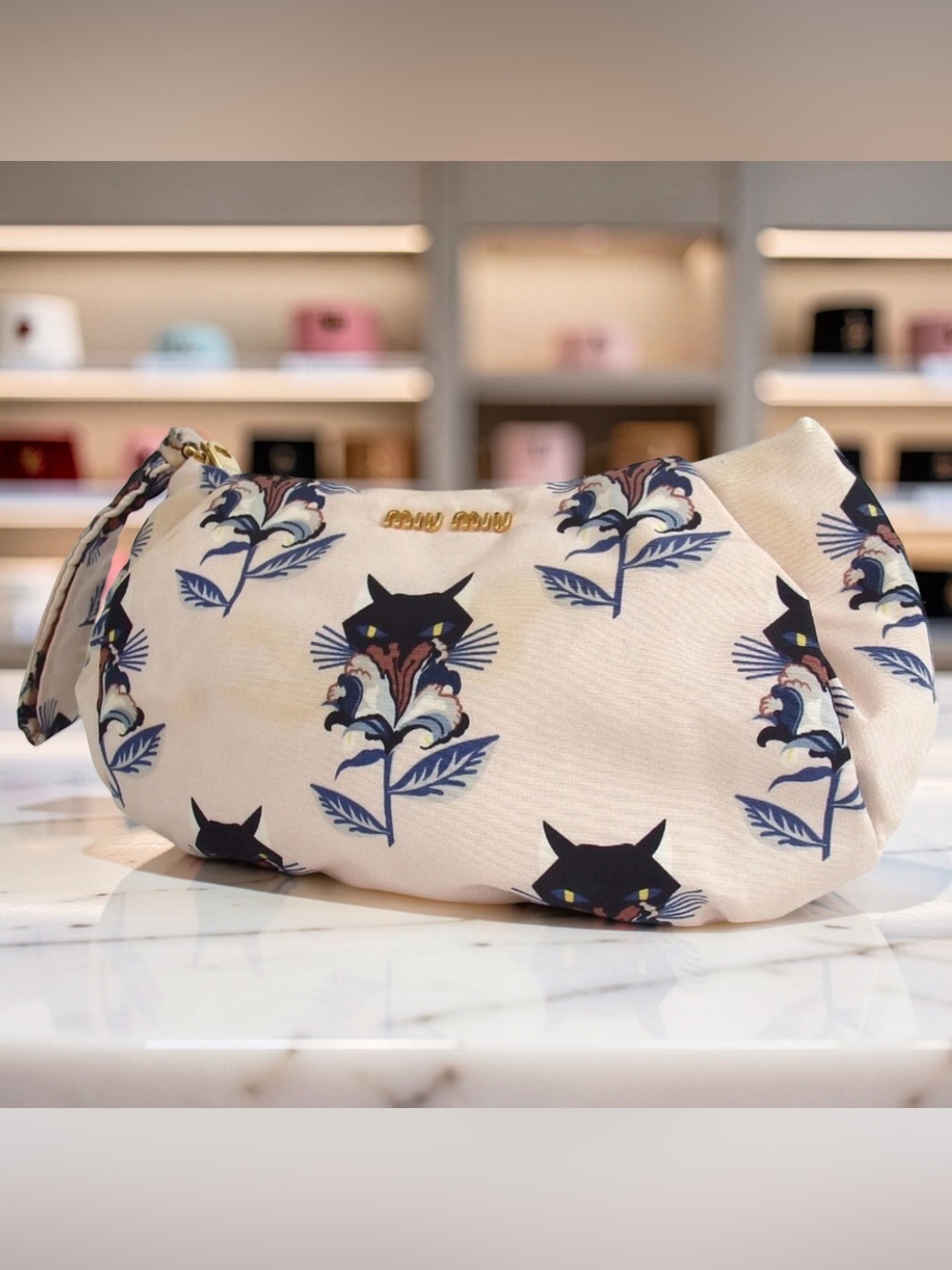 Miu Miu Nylon Cosmetic Bag 💗